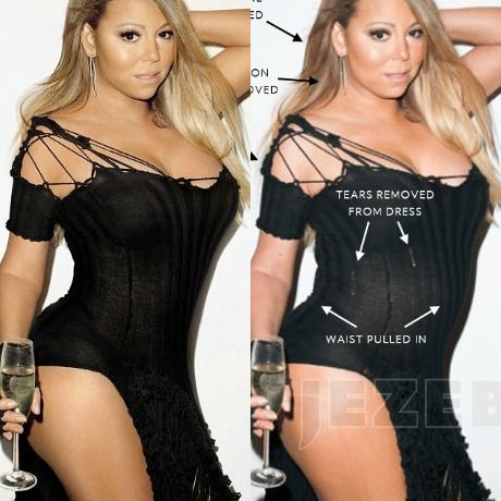 Η Mariah Carey μεταμορφώθηκε: Απέκτησε ξαφνικά μέση δαχτυλίδι, τέλειο στήθος και γλουτούς!
