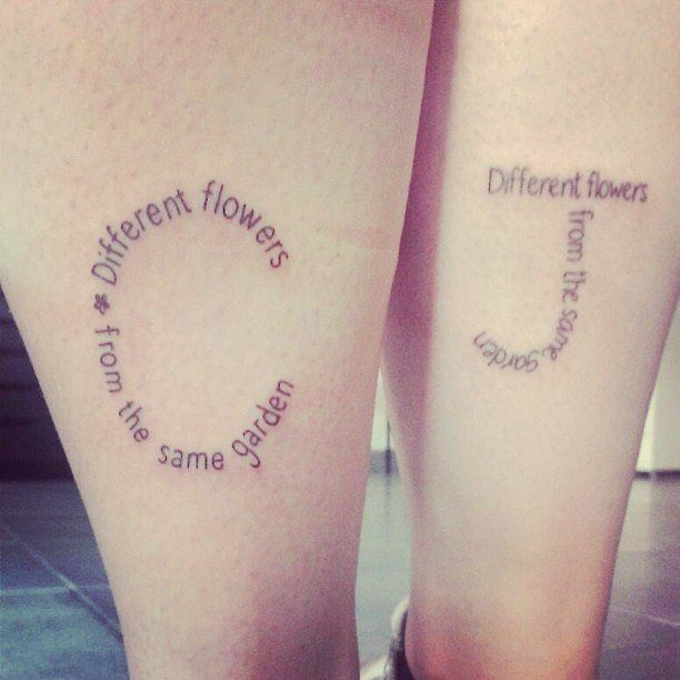 Sister tattoos: 10+ 2 ιδέες για να «χτυπήσεις» το ίδιο τατουάζ με την αδερφή σου