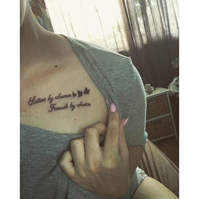 Sister tattoos: 10+ 2 ιδέες για να «χτυπήσεις» το ίδιο τατουάζ με την αδερφή σου