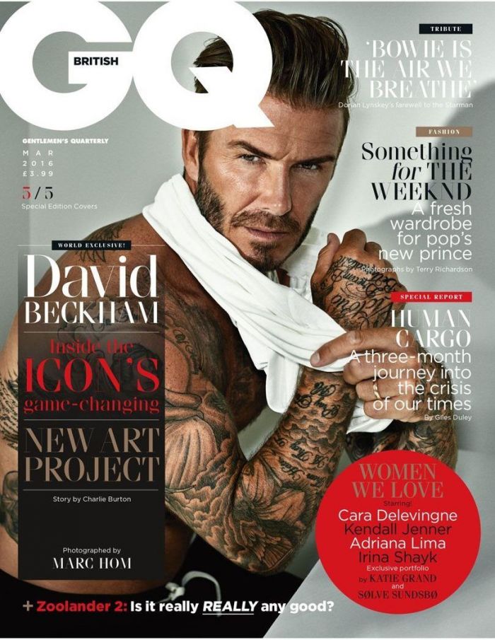 Οι μεταμορφώσεις του David Beckham