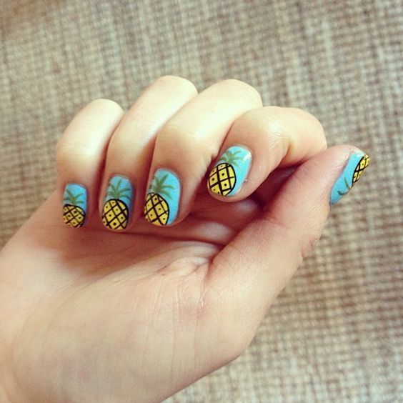 #pineapplenails: 15 τέλεια σχέδια με ανανά στα νύχια σου!