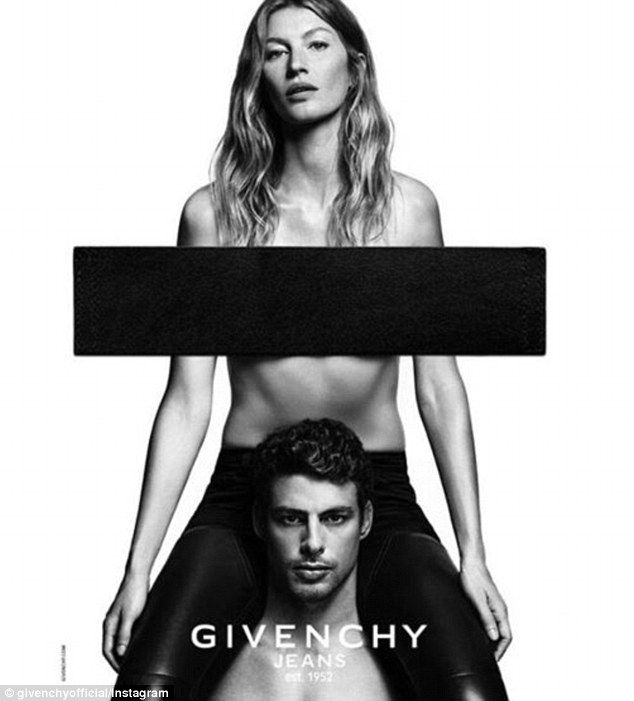 Καν’ το όπως η Kim! Η Gisele ποζάρει topless για τη νέα καμπάνια της Givenchy Jeans