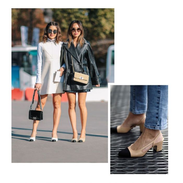 Τwo-tone heels από τον οίκο Chanel