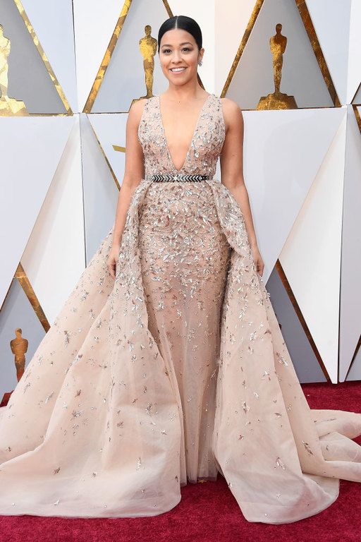 H Gina Rodriguez με φόρεμα Zuhair Murad Couture