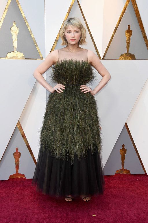 Η Haley Bennett με φόρεμα Christian Dior