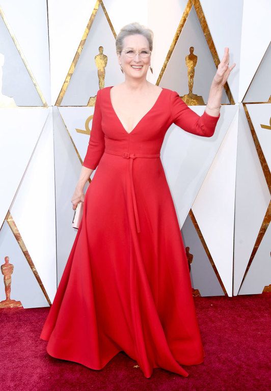 H Meryl Streep με φόρεμα Christian Dior