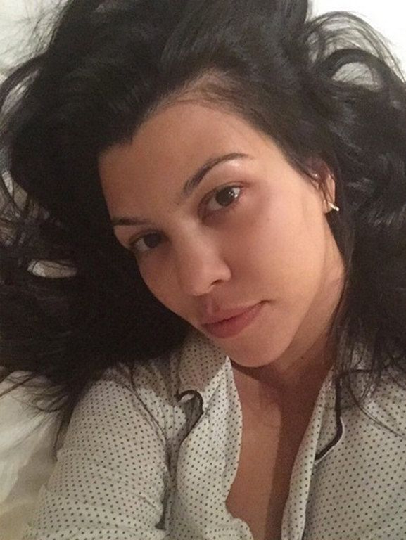 Kourtney χωρίς μακιγιάζ!