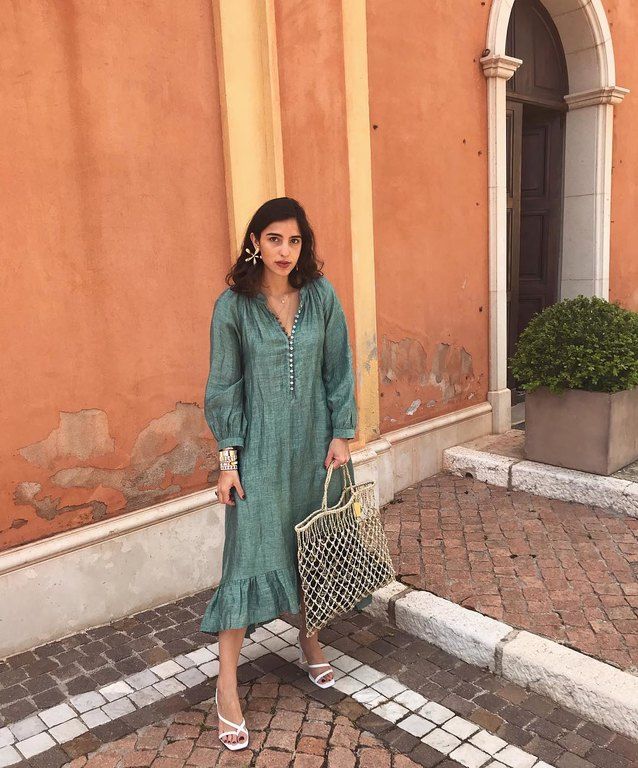 Maxi ή midi, loose φόρεμα