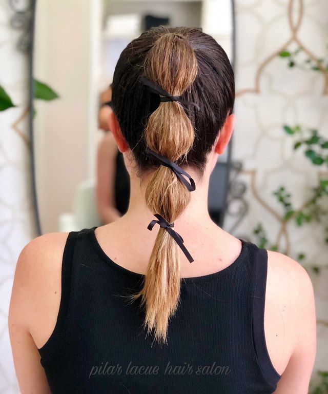 @pilar_lacue Με κορδέλες αντί για λαστιχάκια