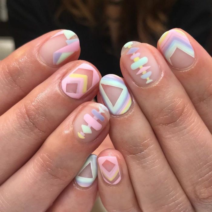 Το τέλειο, παστέλ nail art