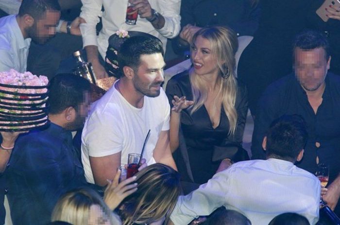H Kωνσταντίνα Σπυροπούλου σε βραδινή έξοδο με το σύντροφό της