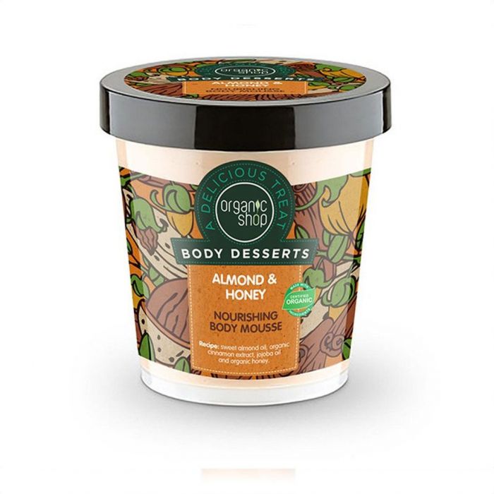 Natura Siberica, Organic Shop Body Desserts Almond and Honey Nourishing Body Mousse