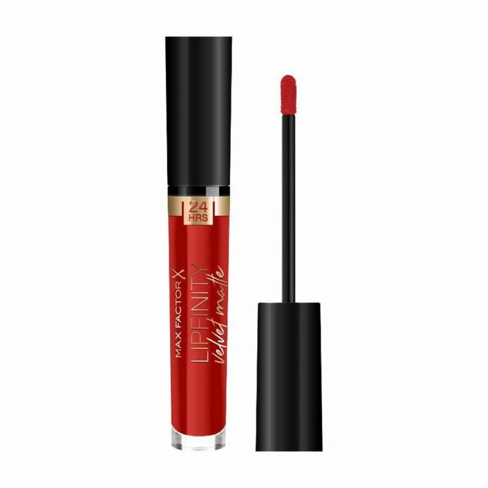 Max Factor, Lipfinity Velvet Matte Liquid Lipstick στην απόχρωση Red Luxury