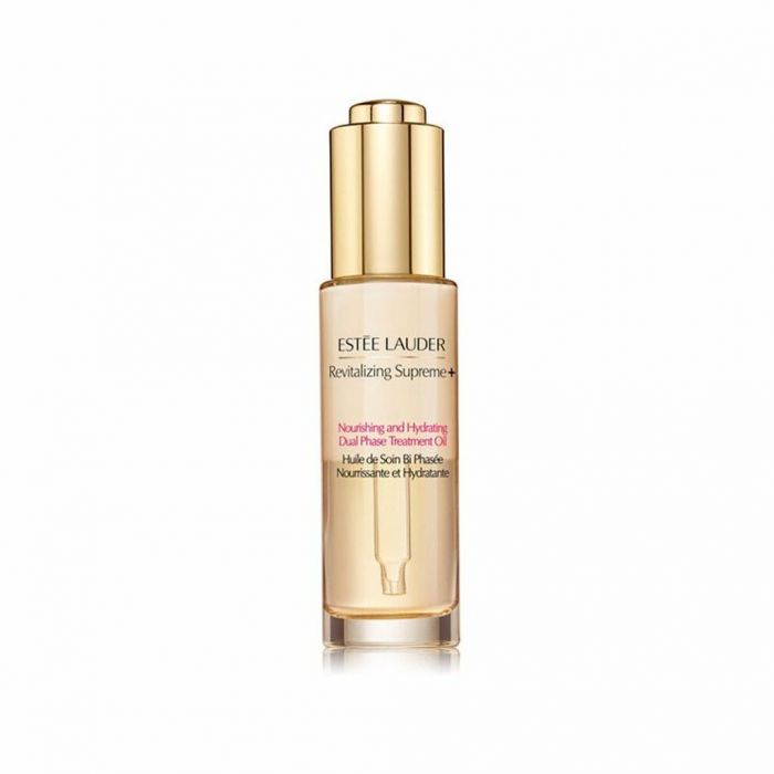 ΣΤΟ ΠΡΟΣΩΠΟ. Estée Lauder, Revitalizing Supreme+ Nourishing And Hydrating Dual Phase Treatment Oil. Ένα λάδι προσώπου που χαρίζει θρέψη, σύσφιγξη και λάμψη και αναζωογονεί την επιδερμίδα σε ένα βράδυ.