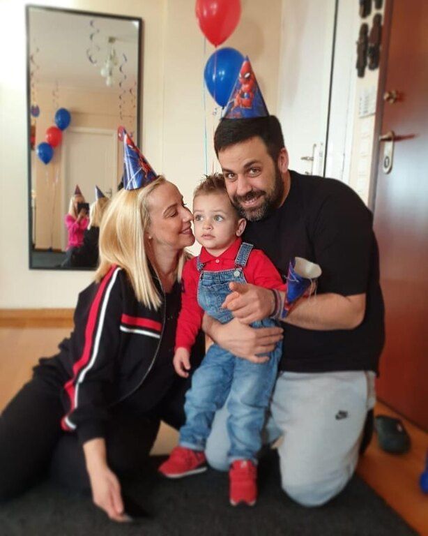 Αυτός είναι ο πρώτος γιος του ζευγαριού, ο οποίος τον περασμένο Μάρτιο έγινε δύο ετών!