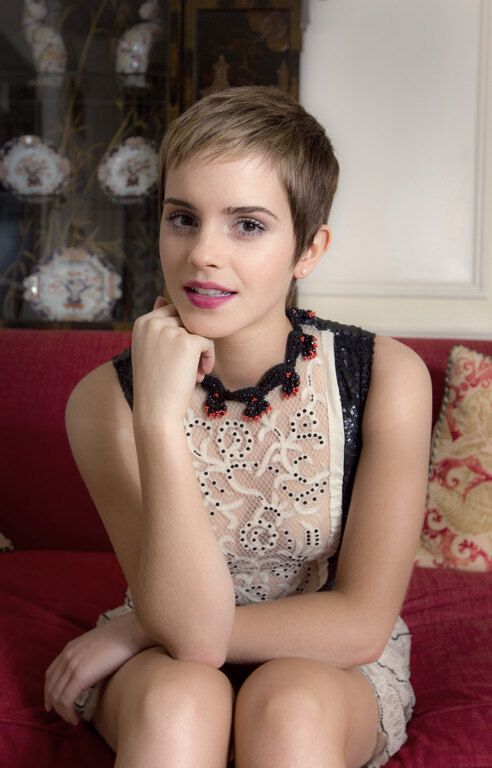 EMMA WATSON. Αμέσως μόλις κουρεύτηκε έγινε για εμάς beauty icon.