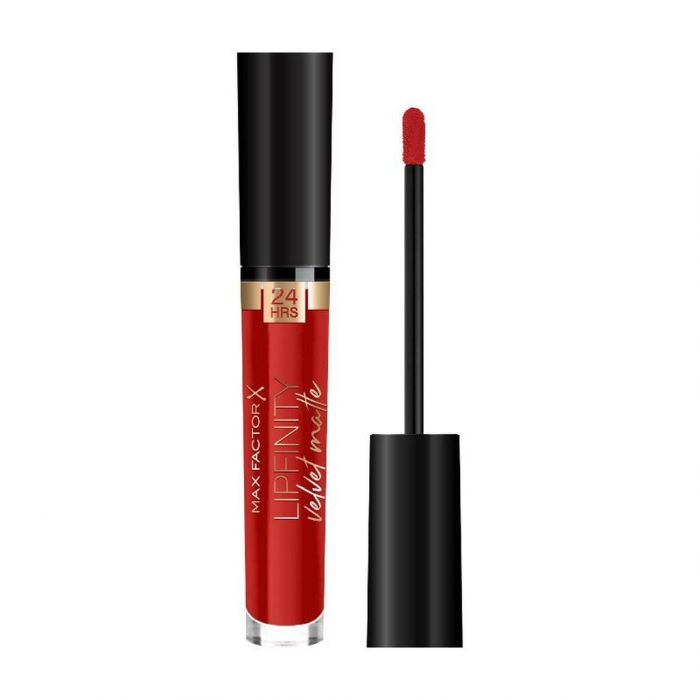 Matte. MAX FACTOR, LIPFINITY VELVET MATTE LIQUID LIPSTICK ΣΤΗΝ ΑΠΟΧΡΩΣΗ RED LUXURY