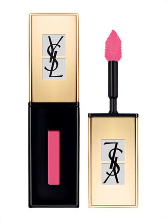 Shiny. YSL, GLOSSY STAIN POP WATER ΣΤΗΝ ΑΠΟΧΡΩΣΗ NUDE STEAM