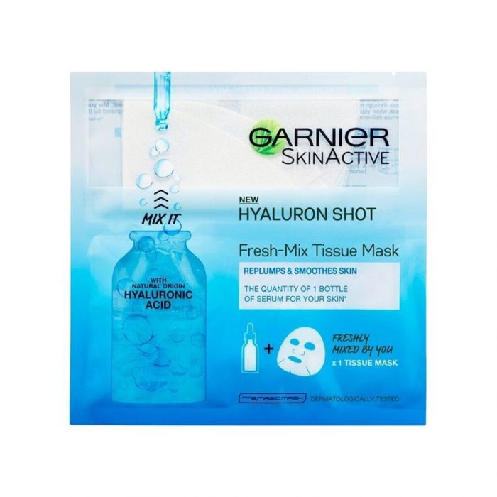 GARNIER, SKIN ACTIVE HYALURON SHOT FRESH MIX TISSUE MASK