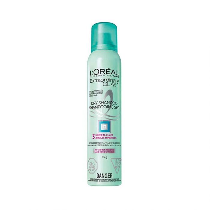 L' OREAL PARIS, EXTRAORDINARY CLAY DRY SHAMPOO. Τέλειο για λιπαρά μαλλιά.