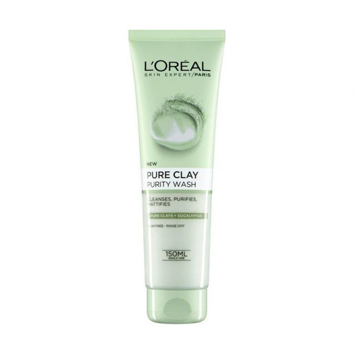 L' OREAL PARIS, PURE CLAY PURITY WASH GEL ΚΑΘΑΡΙΣΜΟΥ ΓΙΑ ΜΑΤ ΑΠΟΤΕΛΕΣΜΑ