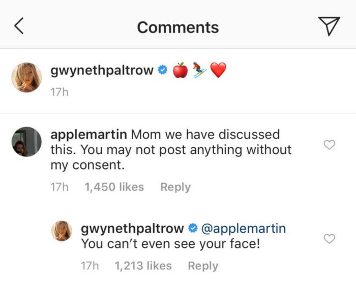 Το ίδιο είχε συμβεί και με την Gwyneth Paltrow και την κόρη της Apple.