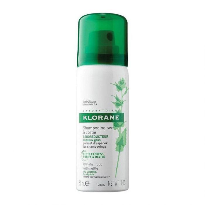 KLORANE, DRY SHAMPOO ΜΕ ΤΣΟΥΚΝΙΔΑ ΓΙΑ ΚΑΣΤΑΝΑ ΜΑΛΛΙΑ TRAVEL SIZE 4,25€. Απαραίτητο στις διακοπές... και πάντα!