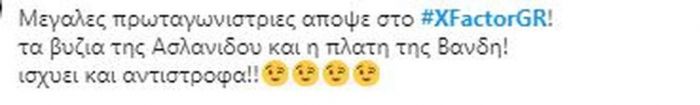 Η πλάτη της Βανδή έκανε το Twitter να οργιάσει στο πρώτο live του X-Factor (photos)