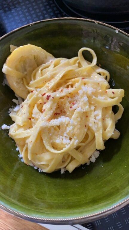 Εύκολη και νόστιμη συνταγή για Tagliatelle al limone
