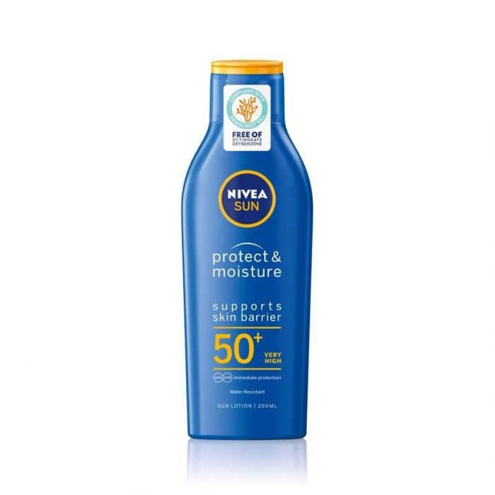 NIVEA, SUN PROTECT & MOISTURE SUN LOTION SPF50+
