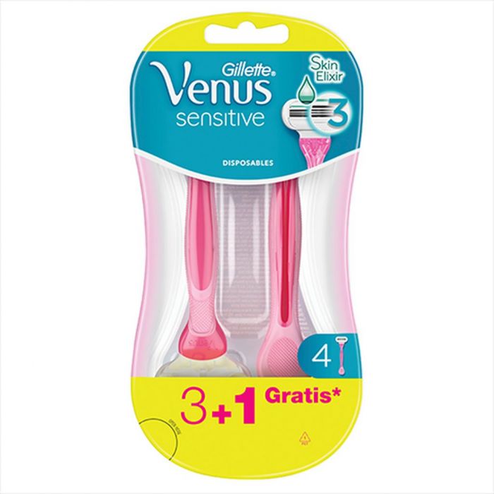 GILETTE, VENUS SENSITIVE. Είναι το πιο value for money πακέτο με ξυραφάκια, ειδικά μελετημένα για να μειώνουν τους ερεθισμούς και την τριβή αλλά να χαρίζουν το πιο κοντινό ξύρισμα. Seriously, είναι τα αγαπημένα μας!