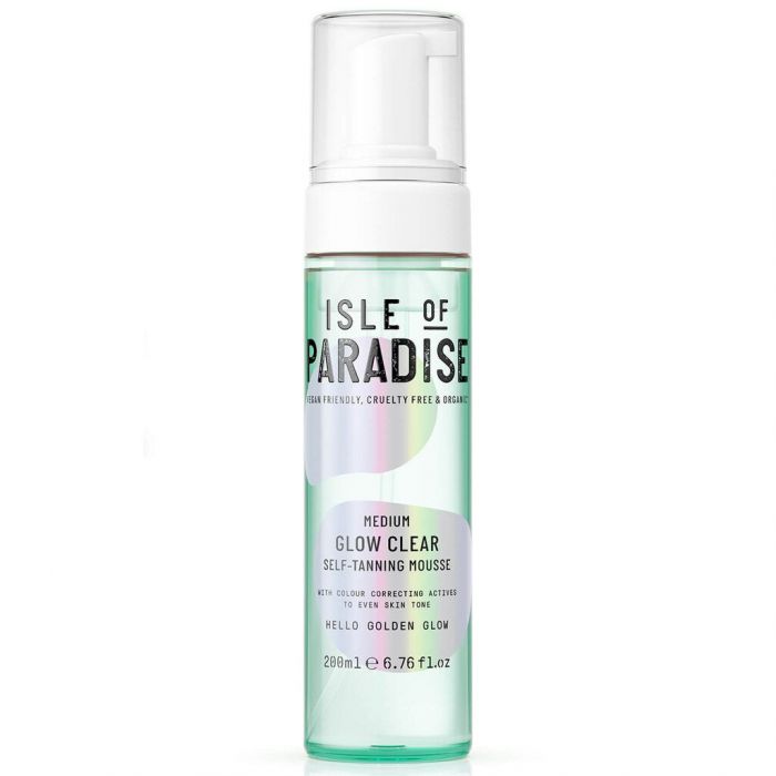 ISLE OF PARADISE, GLOW CLEAR SELF-TANNING MOUSSE