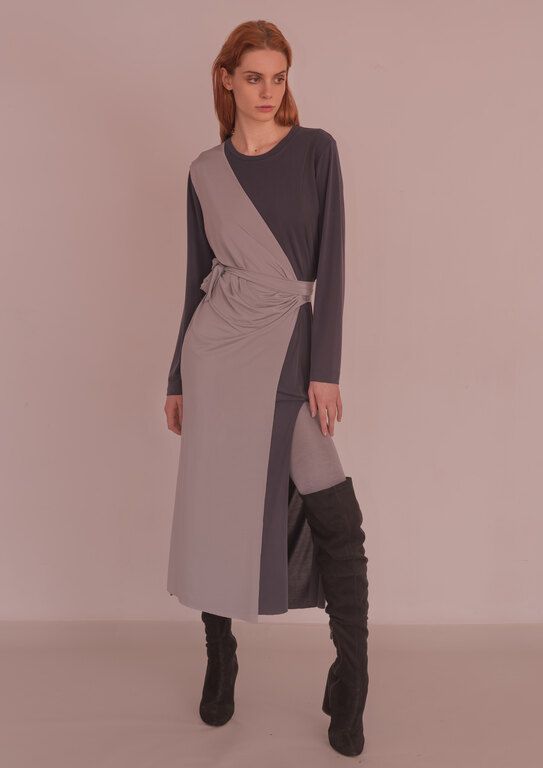 Two-tone dress, EMCI, www.emci.gr