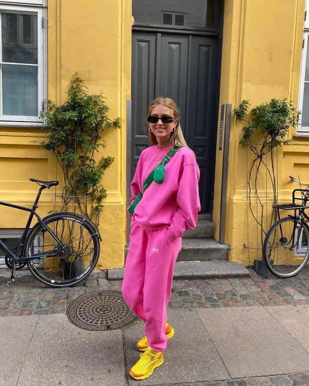 Κάνοντας color blocking.
