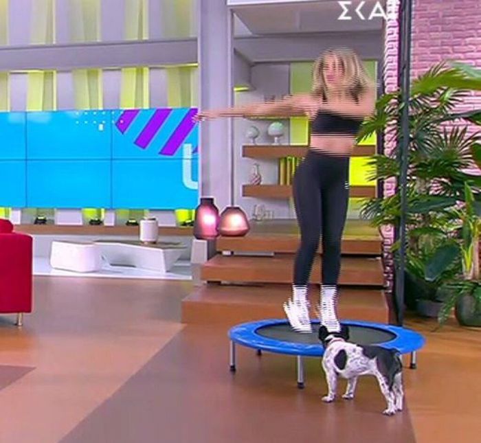Η Ιωάννα Μαλέσκου δοκίμασε τον πιο hot τρόπο προπόνησης (video)