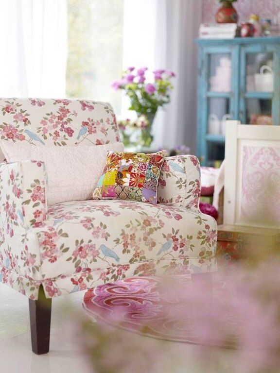 Granny chic British floral
