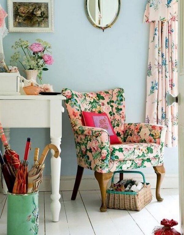 Granny chic British floral