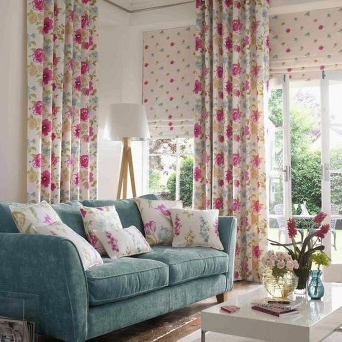 Granny chic British floral