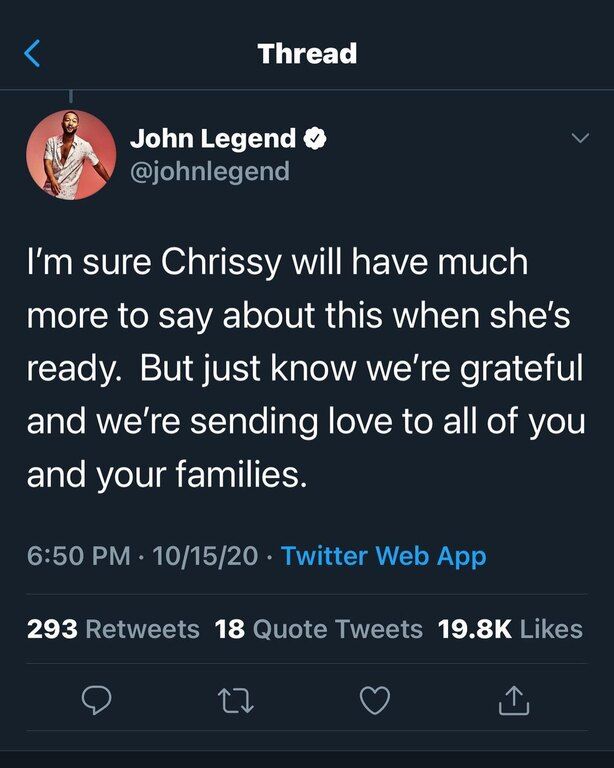 H Chrissy Teigen επέστρεψε στο Instagram και το μήνυμα της συγκινεί