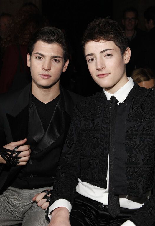 Ο Harry με τον αδερφό του Peter Brant II.