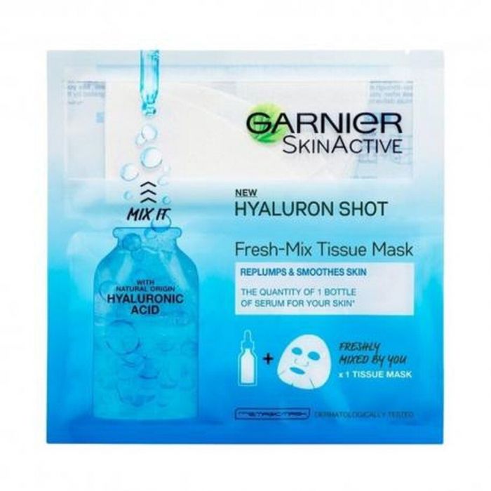 GARNIER, HYALOURONIC MASK: Μάσκας βαθιάς ενυδάτωσης με υαλουρονικό οξύ.
