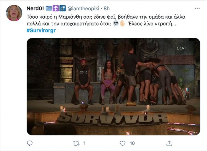 Survivor: Η άβολη κίνηση προς τη Μαριάνθη που εξόργισε το Twitter