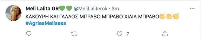 Άγριες Μέλισσες: 15 tweets που αποθέωσαν τη σκηνή Δούκα-Μιλτιάδη