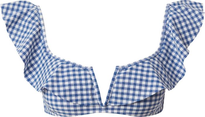 Καρό top με βολάν, Calzedonia, www.calzedonia.com/gr/