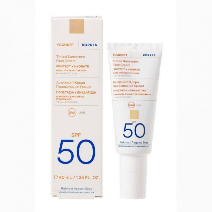 KORRES, ΑΝΤΗΛΙΑΚΗ ΚΡΕΜΑ ΠΡΟΣΩΠΟΥ ΜΕ ΧΡΩΜΑ SPF50