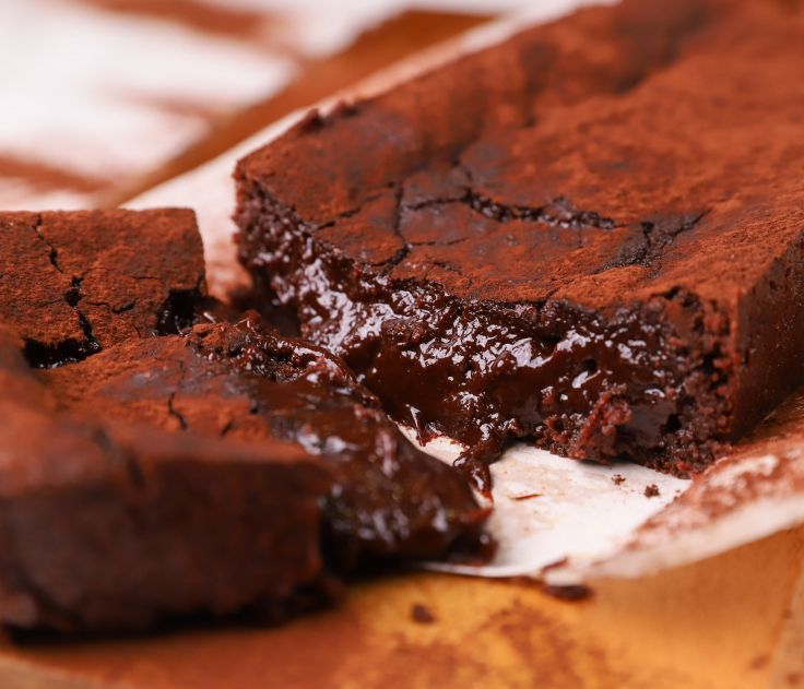 Λαχταριστό chocolate lava cake