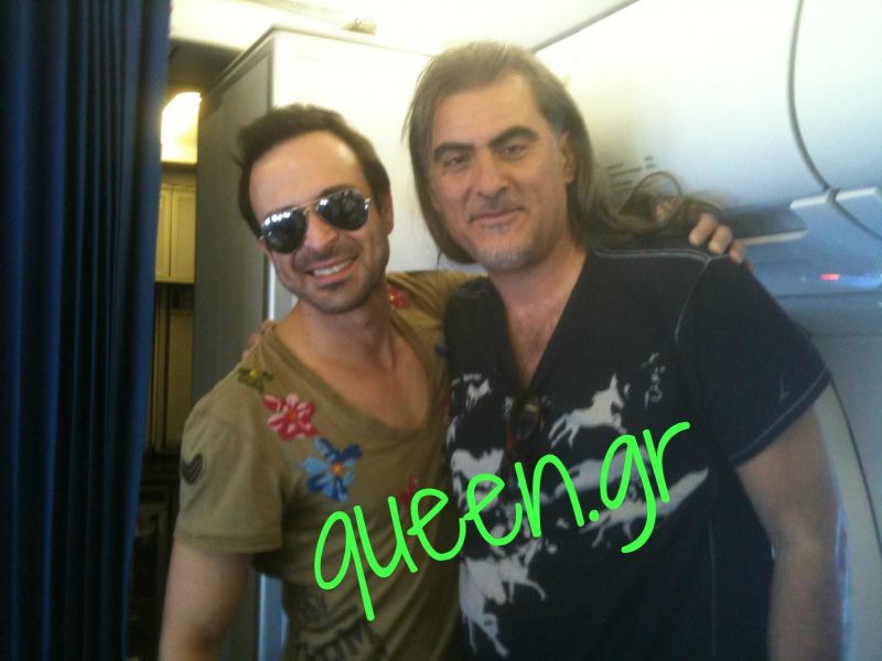Στο αεροπλάνο για την Κύπρο ..