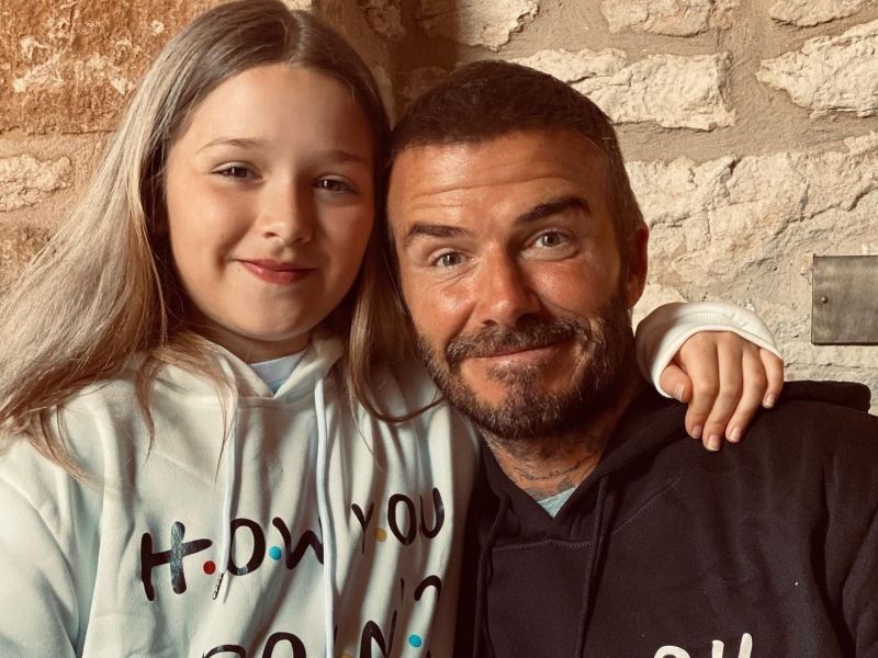 Πώς ο David Beckham προσπαθεί να φτιάξει τη διάθεση της κόρης του, Harper Seven