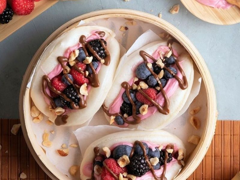 Γλυκά bao buns από τον Άκη Πετρετζίκη