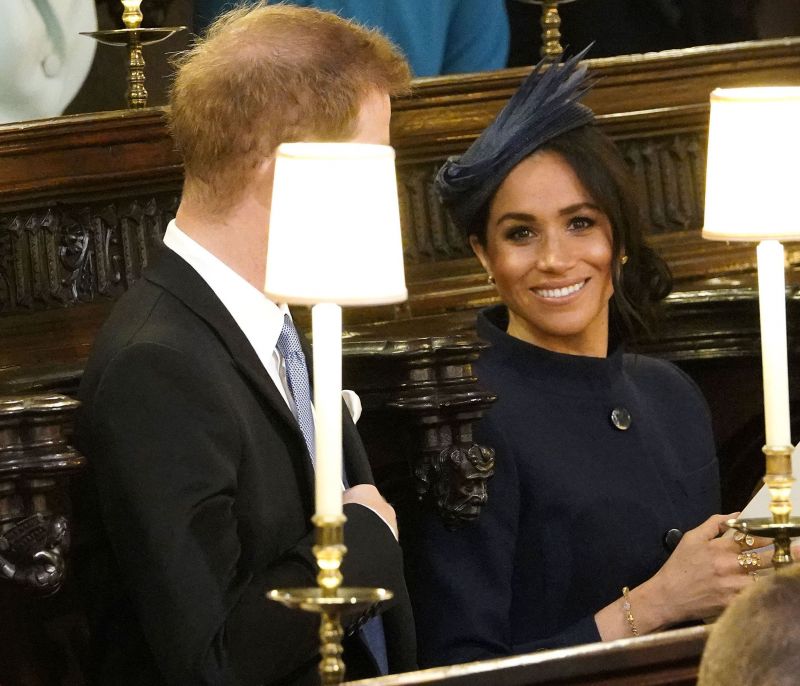 Η εγκυμοσύνη της Meghan Markle φάνηκε στο γάμο της πριγκίπισσας Ευγενίας